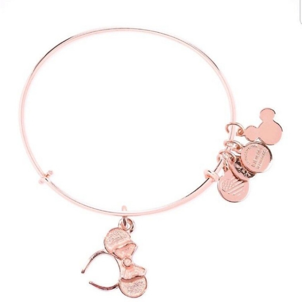 Rose Gold Minnie Mouse Ears Bangle